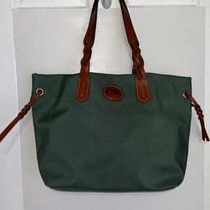 NWT Dooney & Bourke Large Shopper tote bag purse Sage Green